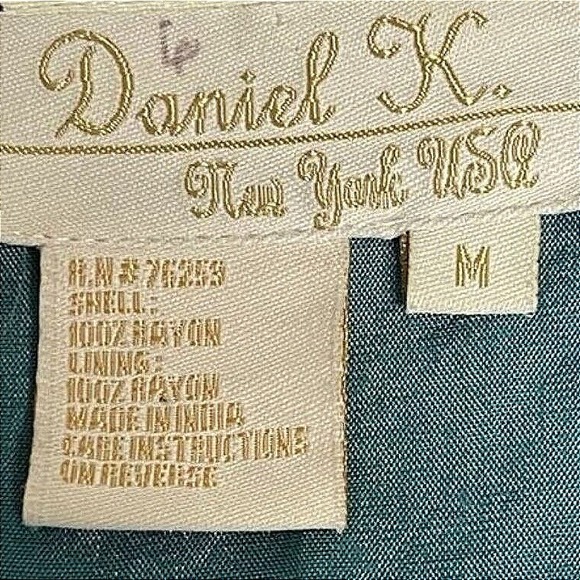 Vintage Daniel K.‎ New York USA Abstract Art to Wear Embroidered Jacket Medium - Picture 6 of 10